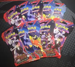Pokemon Destined Rivals Booster Box 36x loose Sleaved Booster Packs -New/ Sealed - Image 2