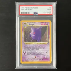 Pokemon - Fossil Set - Gengar Holo - 1999 - 5/62 - PSA 9 - Mint - Image 1
