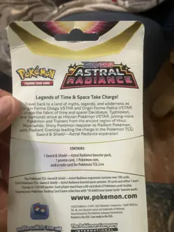 Lot of 12 Pokemon Astral Radiance Blister Packs Oricorio Toxtel Promo Holo Coin - Image 3