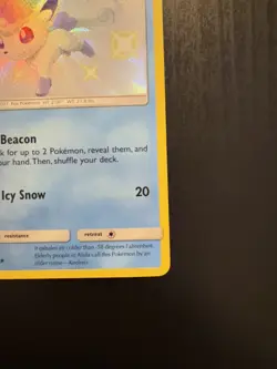 Pokemon TCG Alolan Vulpix SV8/SV94 Shiny Holo Rare Hidden Fates - Image 5