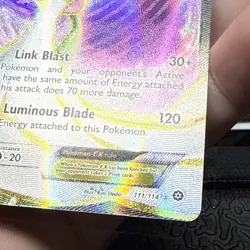 2016 Pokemon XY Steam Siege Gardevoir EX Full Art 111/114 - Image 4