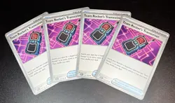 4x Team Rocket's Transceiver 178/182 Destined Rivals Pokemon TCG Playset NM - Image 1
