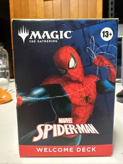 SDCC 2025 HASBRO SPIDER-MAN MAGIC THE GATHERING MTG WELCOME DECK WHITE - Image 1