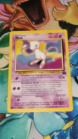 Pokemon Card TCG Mew 8 WOTC Black Star 8 Promo Regular Vintage - NM - Image 1