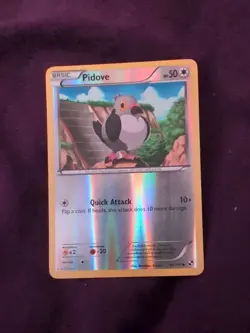 Pokemon Card Pidove Black & White Reverse Holo Common 84/114 - Image 1