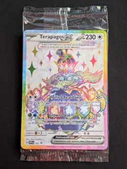 Terapagos Ex SVP 165 Full Art Black Star Promo Pokemon Card SEALED - Image 1