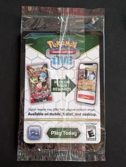 Terapagos Ex SVP 165 Full Art Black Star Promo Pokemon Card SEALED - Image 2
