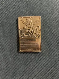 1999 Burger King Limited Edition Pokemon Trading Card 23K Gold Plated Mewtwo - Image 2
