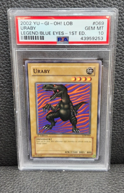 Yu-Gi-Oh Card - LOB-069 - URABY 1st Edition - GEM MINT PSA 10 - Image 1