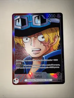 One Piece TCG OP13-004 Sabo Alt Art Leader AA Card Game CCG English - Image 1