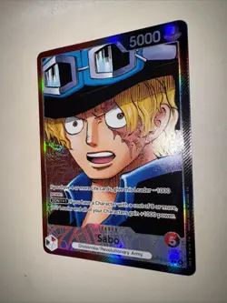 One Piece TCG OP13-004 Sabo Alt Art Leader AA Card Game CCG English - Image 3