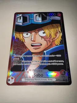 One Piece TCG OP13-004 Sabo Alt Art Leader AA Card Game CCG English - Image 4