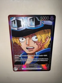 One Piece TCG OP13-004 Sabo Alt Art Leader AA Card Game CCG English - Image 5