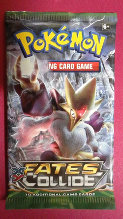 Pokemon TCG: XY-Fates Collide Booster Pack (10 Cards) Various Pack Arts 820650801136 - Image 1