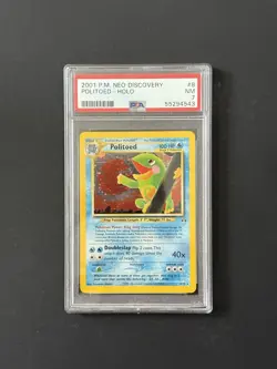 Politoed Holo - 8/75 - Neo Discovery Vintage WOTC Pokemon Card - PSA 7 - Image 1