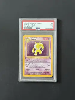 Hypno Holo - 8/62 - 1st Edition Fossil WOTC Vintage Pokemon Card - PSA 7 - Image 1