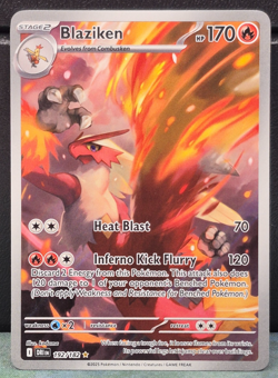 Blaziken 192/182 Illustration Rare Destined Rivals Pokemon Holo Near Mint Card - Image 1