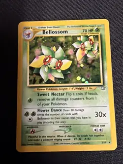 Bellossom - 3/111 - Neo Genesis - Holo Rare - LP Pokemon TCG Card - Image 1