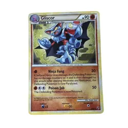 Gliscor 4/90 Pokemon Card Rising Rivals Holo Rare MP/LP - Image 1