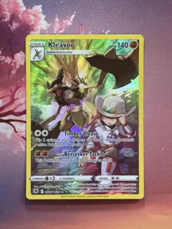 Pokemon TCG Kleavor TG08/TG30 Astral Radiance Trainer Gallery Full Art Holo Card - Image 1