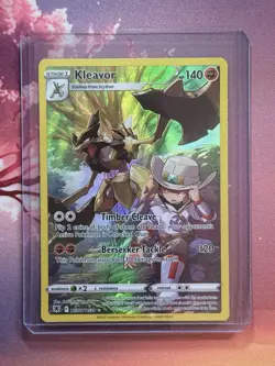 Pokemon TCG Kleavor TG08/TG30 Astral Radiance Trainer Gallery Full Art Holo Card - Image 3