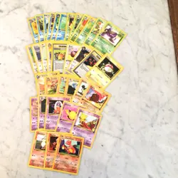 Vintage Pokemon Cards. All First Edition Or Uncommon, 35 Cards, NM WOTC. - Image 1