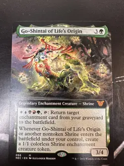 1X MTG Go-Shintai Of Life's Origin Extended Art Kamigawa Commander Pack Fresh 66 - Image 1
