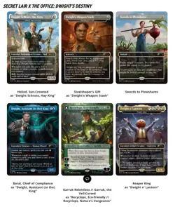 MTG SECRET LAIR X THE OFFICE DWIGHT’S DESTINY NON FOIL EDITION PRE-SALE - Image 1