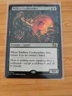 MTG Endless Cockroaches 0433 J25 / Foundations M/NM Free UK P&P - Image 1