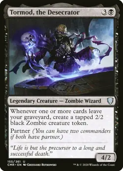 TORMOD, THE DESECRATOR X 1 N/M COMMANDER LEGENDS MAGIC THE GATHERING - Image 1