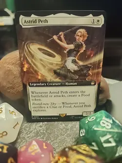 MTG Astrid Peth - Extended art - Doctor Who Commander #0334 - Image 1