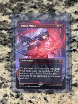 Sneak Attack (Anime Borderless) 79 Wilds of Eldraine: Enchanting Tales NM - Image 1