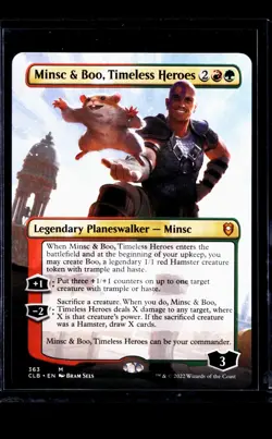 MTG Magic the Gathering Baldurs Gate Borderless #363 Minsc & Boo Timeless Heroes - Image 1