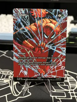 Tangle 0038 Regular Borderless Marvels Spider-Man MTG Pack Fresh - Image 1
