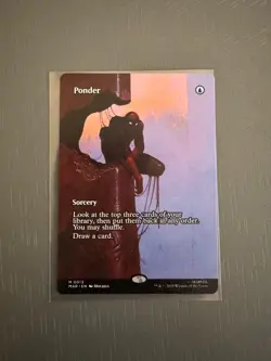 Ponder (Borderless) Marvel Universe Eternal-Legal 0013 Magic The Gathering SM 🔥 - Image 1