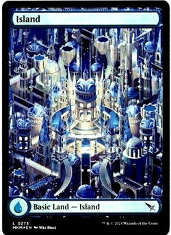 Magic: the Gathering: MTG MURDERS AT KARLOV MANOR ISLAND EXTENDED FULL ART FOIL - Image 1