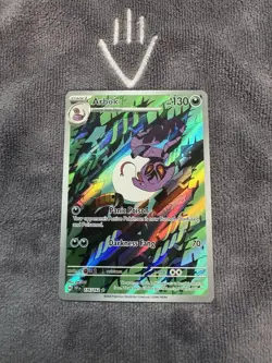 Pokemon TCG Arbok 176/162 SV Temporal Forces Illustration Rare NM - Image 1
