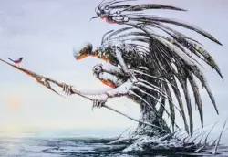 Phyrexian Angel Single Player Playmat 24" Seb McKinnon Kickstarter Ultra PRO - Image 1
