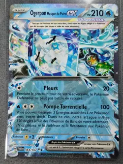 POKEMON FR -EV06 Mascarade Crepusculaire 064/167 Ogerpon Masque du Puits Ex Neuf - Image 1