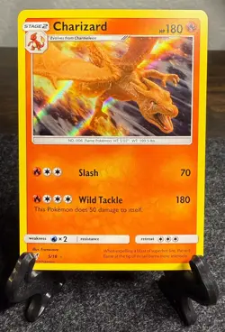 Pokemon TCG Charizard 5/18 Detective Pikachu Holo Rare - Image 1