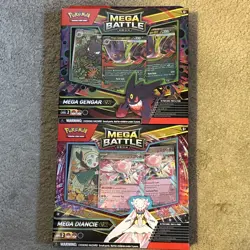 Pokemon Set of 2 Gengar and Diancie ex Mega Battle Deck - Image 1