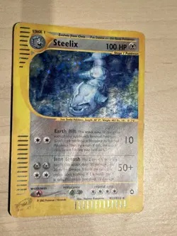 Pokemon TCG Steelix H23/H32 Aquapolis Holo WOTC Rare E Series - Image 2