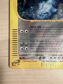 Pokemon TCG Steelix H23/H32 Aquapolis Holo WOTC Rare E Series - Image 3