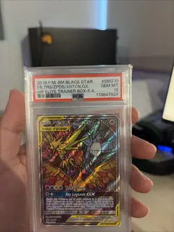 Moltres & Zapdos & Articuno GX SM210 PSA 10 Holo Promo Pokemon TCG Black star - Image 3