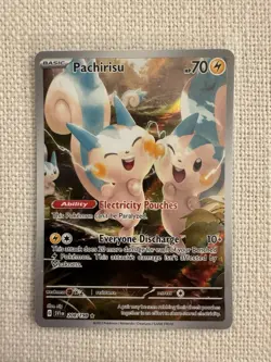 Pokemon TCG Scarlet & Violet Pachirisu 208/198 NM - Image 1