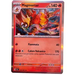 pokemon destino di paldea ita near mint nm rara HOLO foil 010/091 magmortar - Image 1