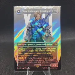 Dion, Bahamut's Dominant (Borderless) (Surge Foil) Final Fantasy Foil - Image 1