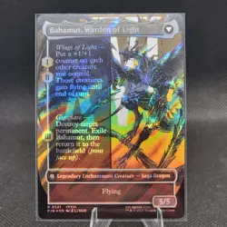 Dion, Bahamut's Dominant (Borderless) (Surge Foil) Final Fantasy Foil - Image 2