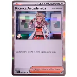 pokemon destino di paldea ita near mint nm rara HOLO 087/091 ricerca accademica - Image 1