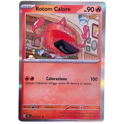 pokemon destino di paldea ita near mint nm rara HOLO foil 013/091 rotom calore - Image 1